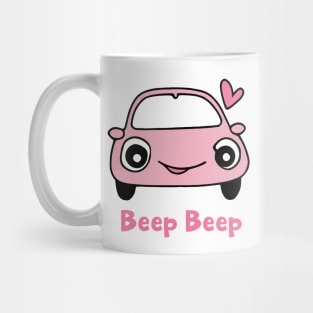 Beep Beep Kawaii Cute Car Mug